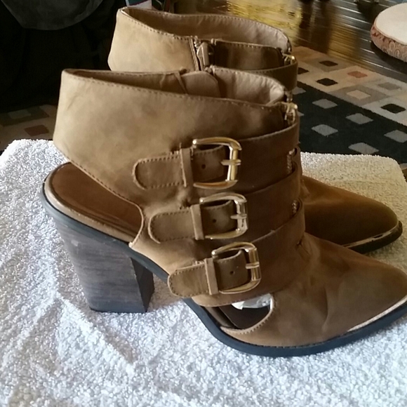 Aldo women's strappy open back shoes sz 7 - Picture 2 of 5